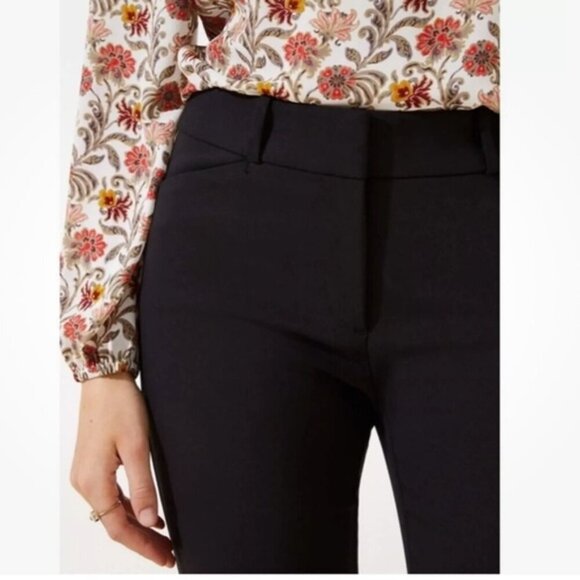 LOFT Plus Marisa Fit Skinny Ankle Pants Black Women’s Size 26 NWT NEW Office - Picture 4 of 16